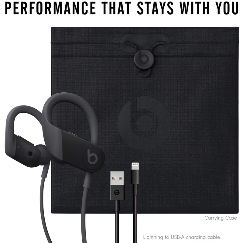 Beats Powerbeats High-Performance Wireless fülhallgató - Fekete