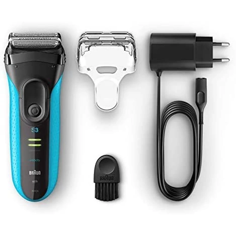 Braun Series 3 ProSkin 3040S Wet & Dry borotva - Fekete/Kék