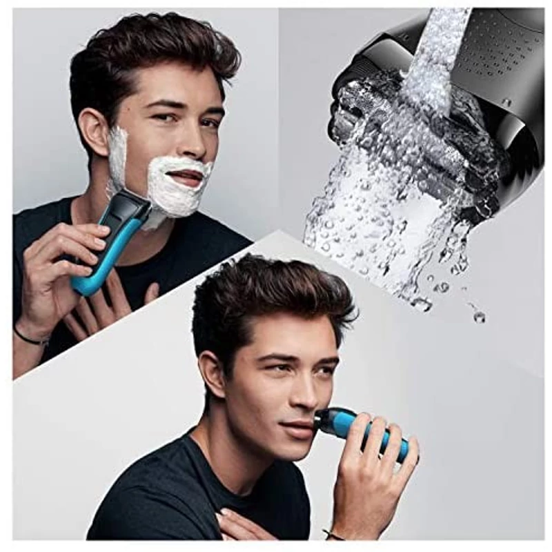 Braun Series 3 ProSkin 3040S Wet & Dry borotva - Fekete/Kék