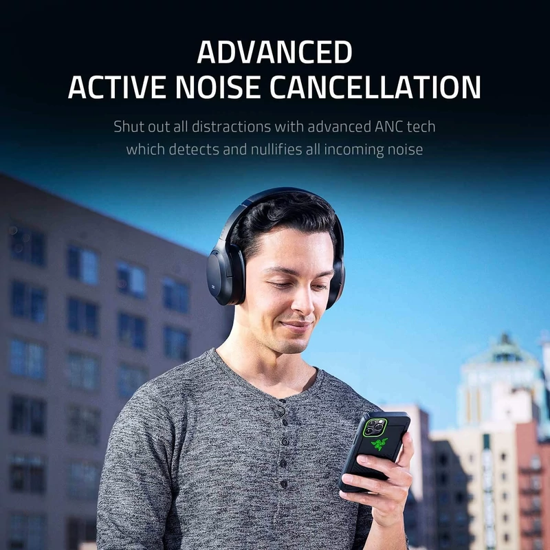 Razer Opus Wireless ANC Headset - Fekete (RZ04-03430100-R3M1)