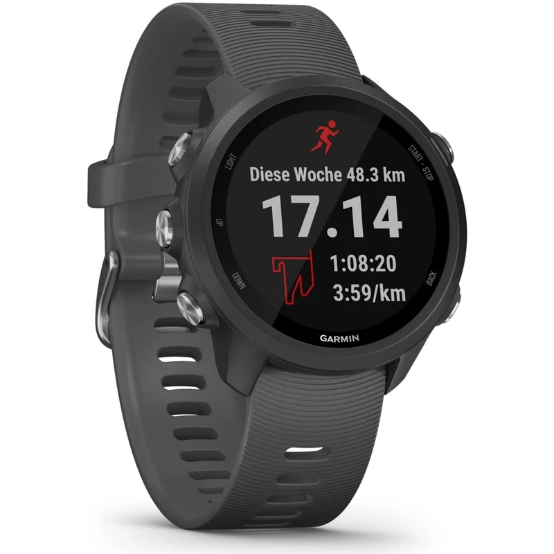 Garmin Forerunner 245 futóóra - Fekete/Szürke (010-02120-10)