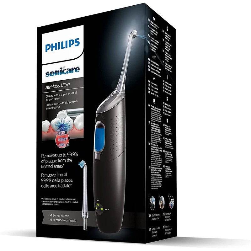 Philips HX8438/03 Sonicare AirFloss Ultra fogköztisztító - Fekete (HX8438/03)