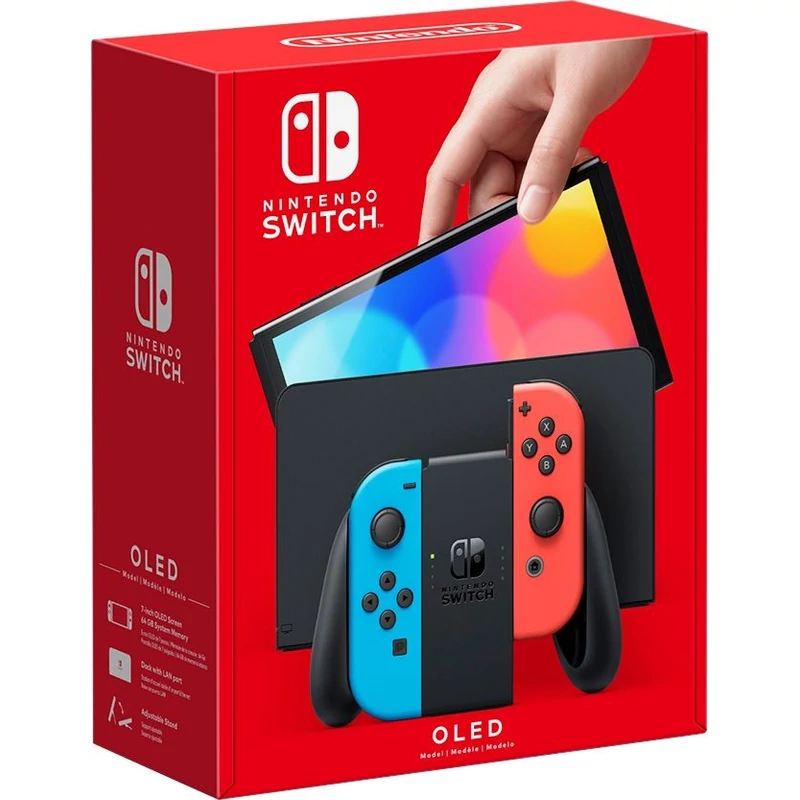 Nintendo Switch (OLED) (Piros-Kék)