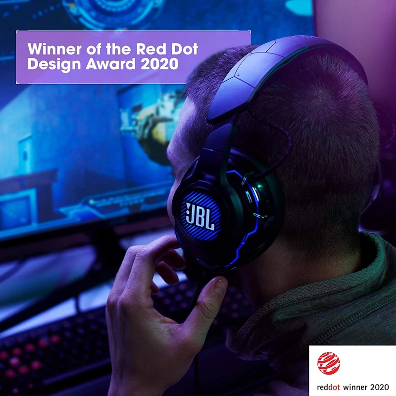 JBL Quantum ONE Gamer fejhallgató - Fekete (JBLQUANTUMONEBLK)