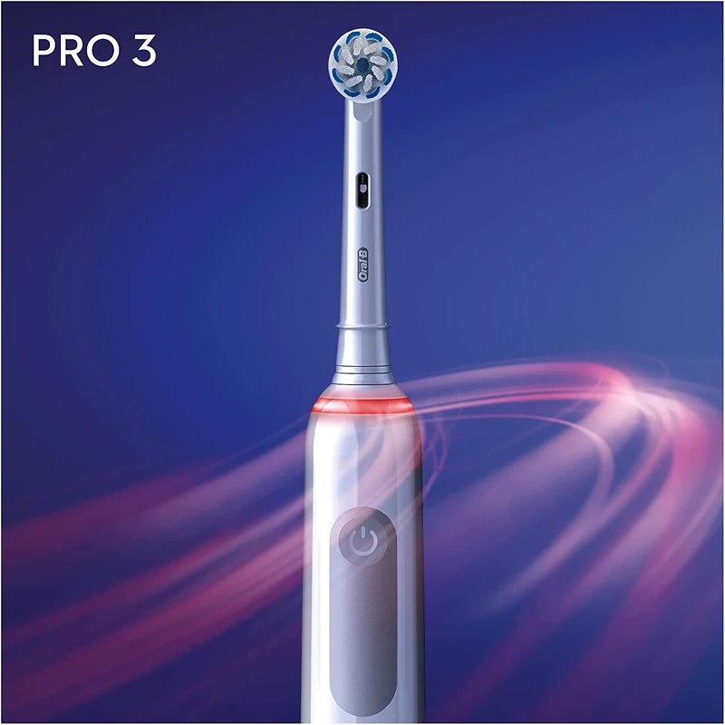Oral-B PRO 3 3500 Sensi Ultrathin elektromos fogkefe + Utazótok - Fehér