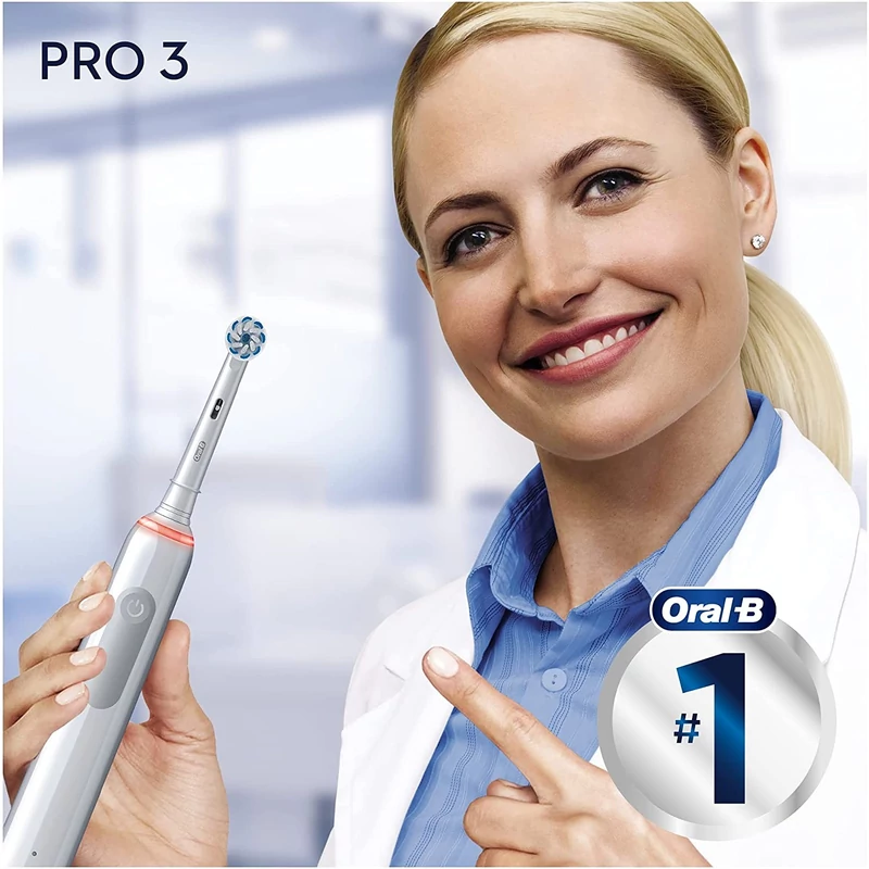 Oral-B PRO 3 3500 Sensi Ultrathin elektromos fogkefe + Utazótok - Fehér