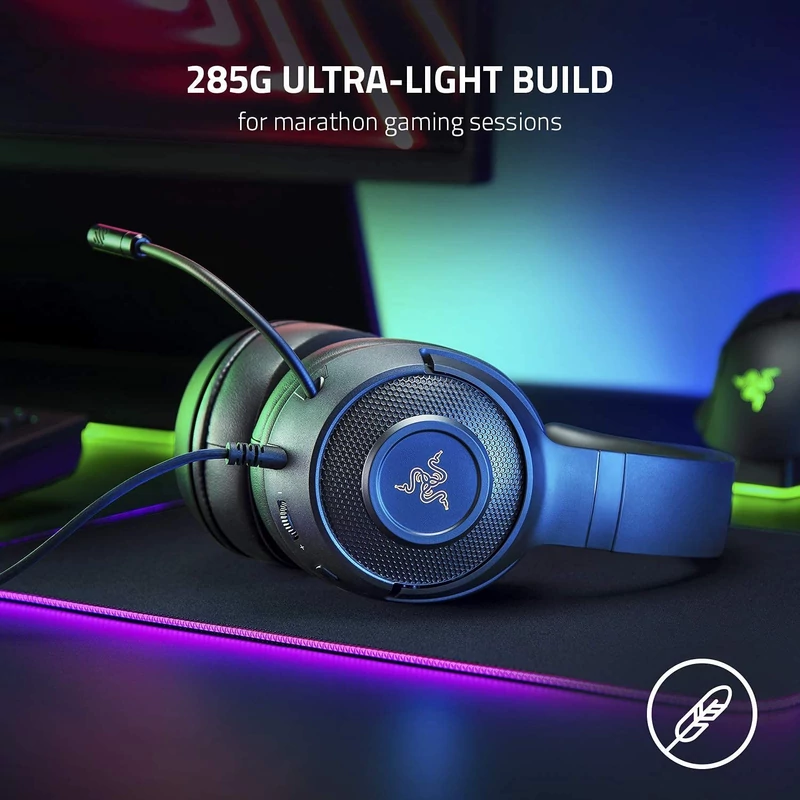 Razer Kraken V3 X headset - Fekete (RZ04-03750100-R3M1)
