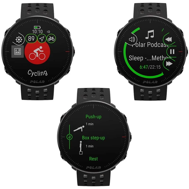 Polar Vantage M2 sportóra - Fekete/Szürke