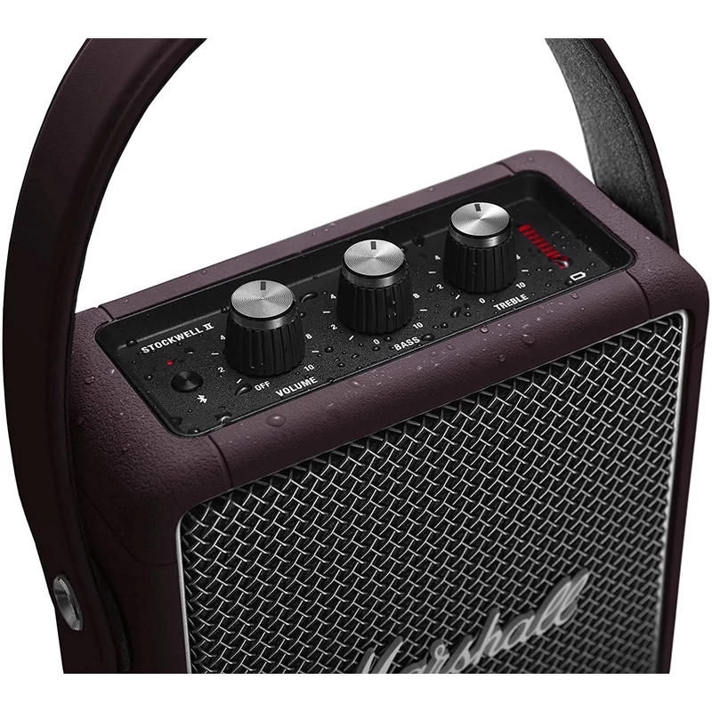 Marshall Stockwell II Bluetooth hordozható aktív sztereó hangfal - Bugundy