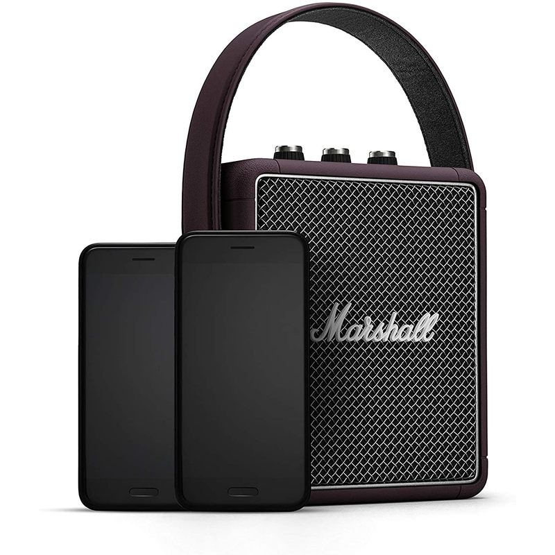 Marshall Stockwell II Bluetooth hordozható aktív sztereó hangfal - Bugundy