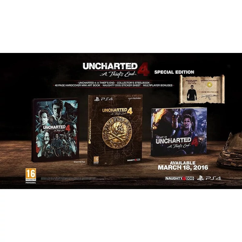 Uncharted 4 A Thiefs End Special Edition (használt) (PS4)