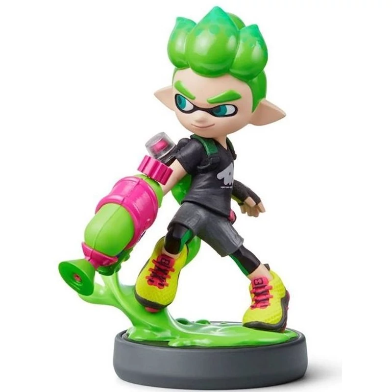 Amiibo Green Boy (Splatoon Series) kiegészítő figura