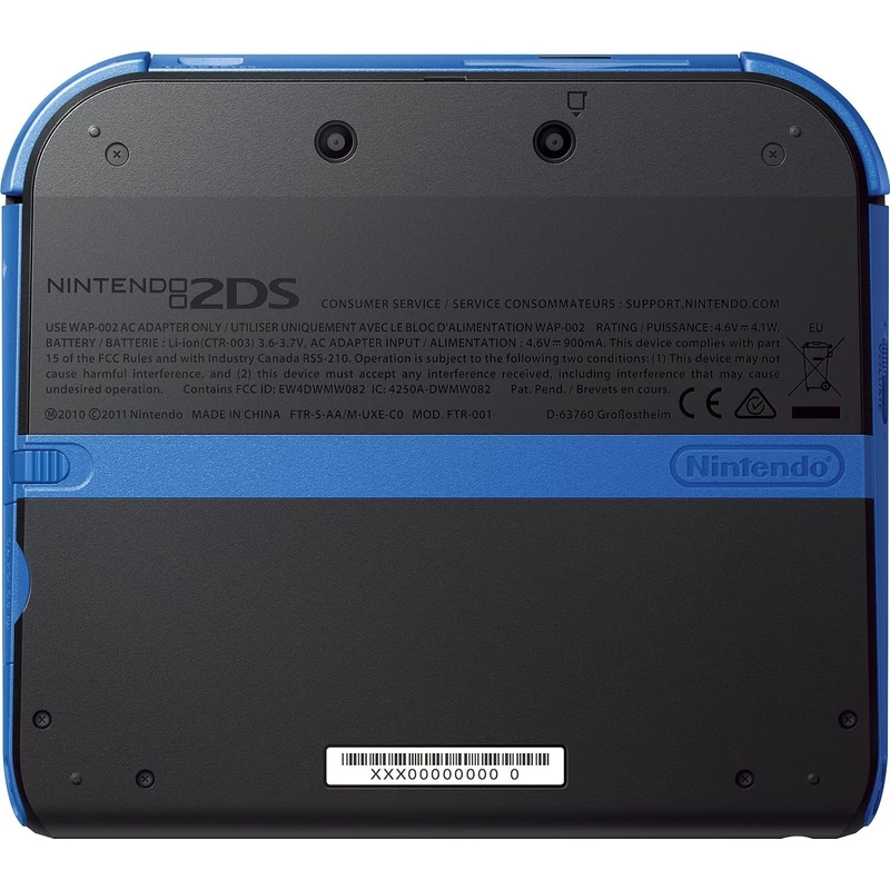 Nintendo 2DS (Black/Blue) + New Super Mario Bros 2