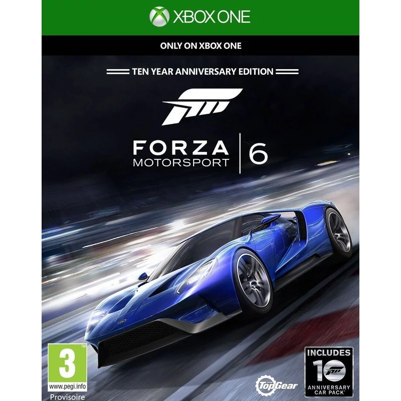 Forza Motorsport 6 Ten Years Anniversary Edition + 2 db ajándék DLC