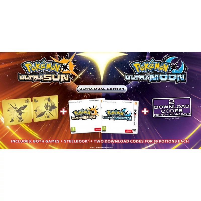 Pokémon Ultra Moon Steelbook Edition