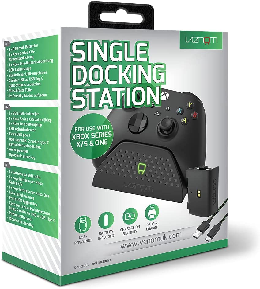 Venom Single Docking Station Black (Xbox Series | Xbox One)
