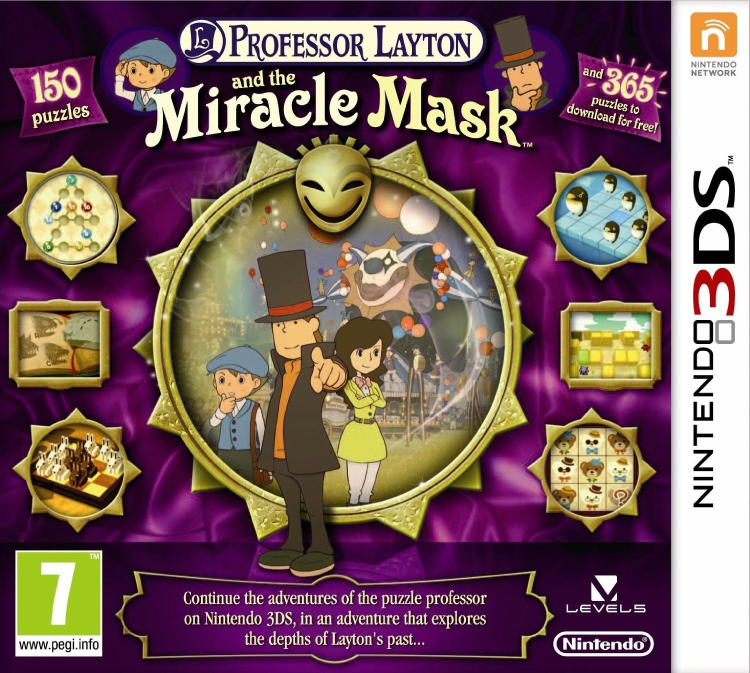 Professor Layton and the Miracle Mask (3DS)(használt)