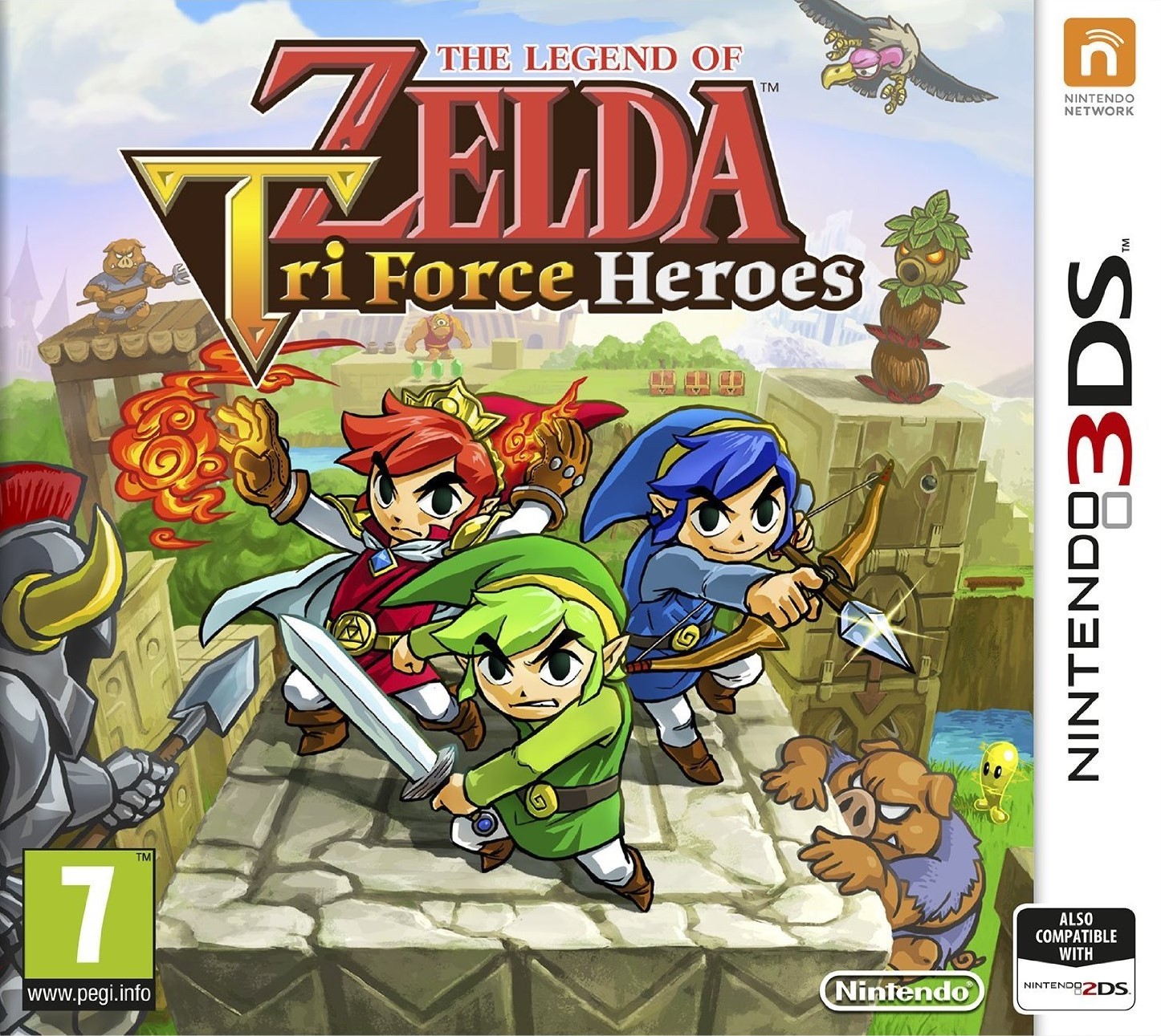 The Legend of Zelda Tri Force Heroes (3DS)(használt)