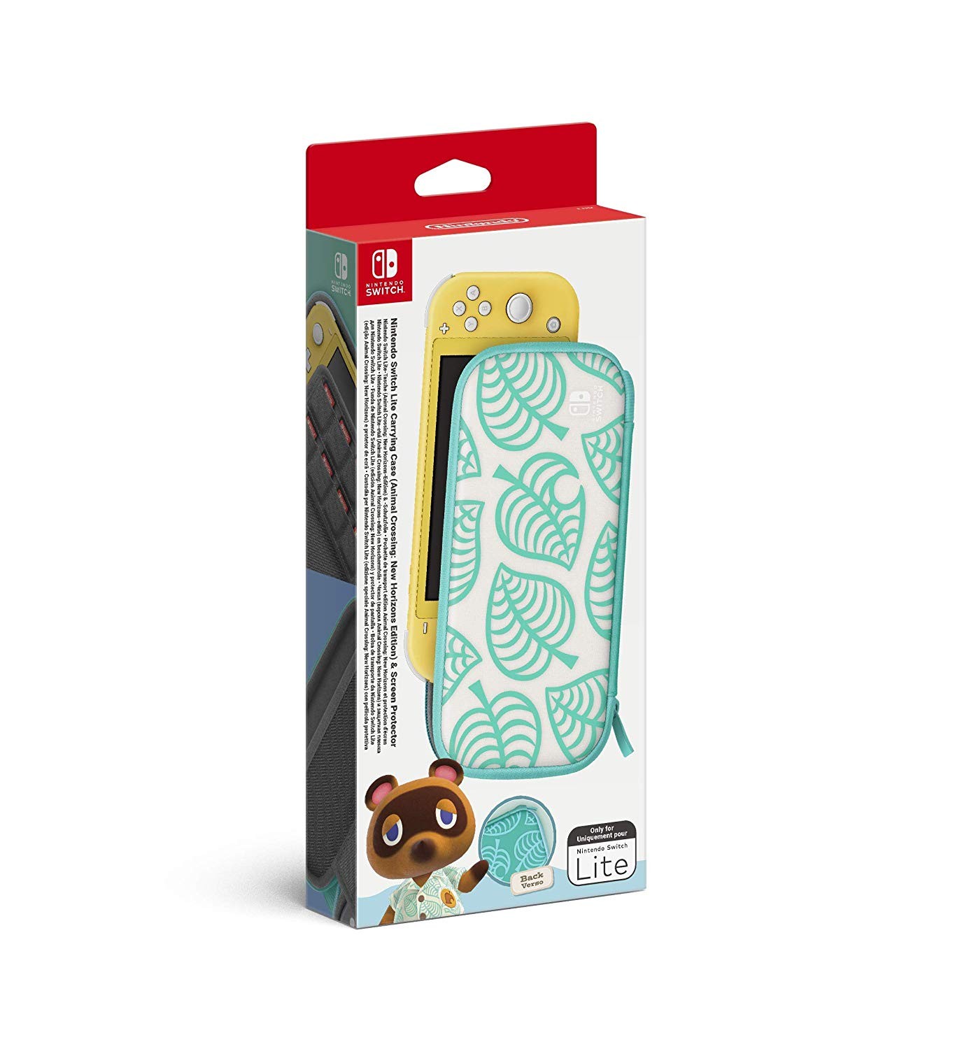 Nintendo Switch Lite Carrying Case & Screen Protector Animal Crossing Edition