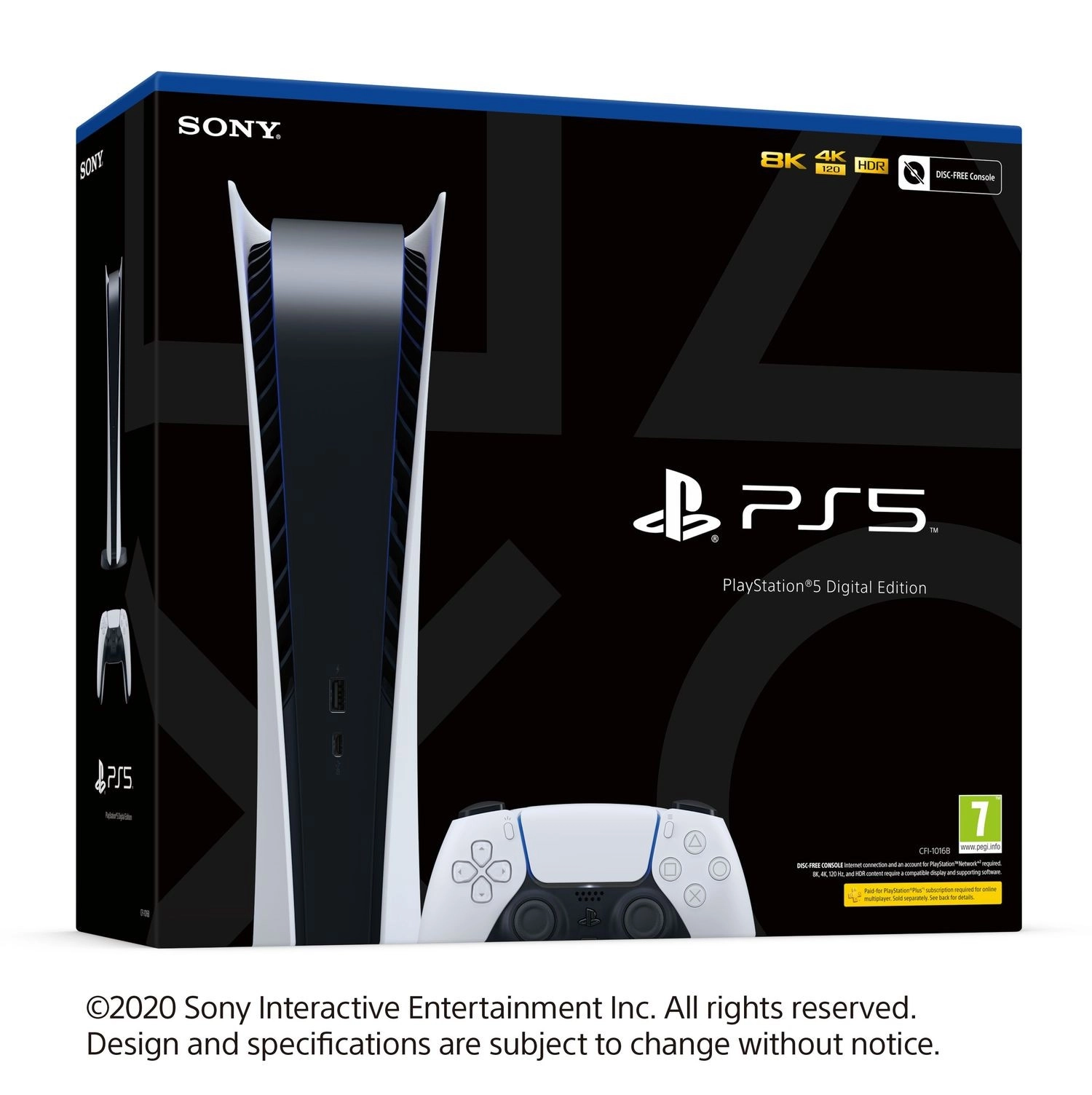 Sony PlayStation®5 Digital Edition (PS5) (CFI-1216B)