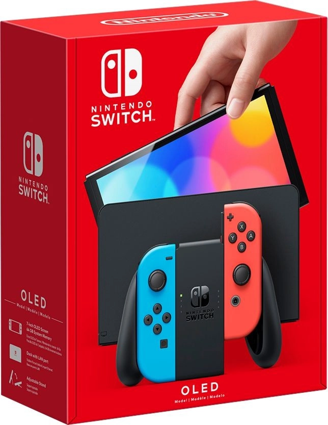 Nintendo Switch OLED Modell (Piros-Kék)