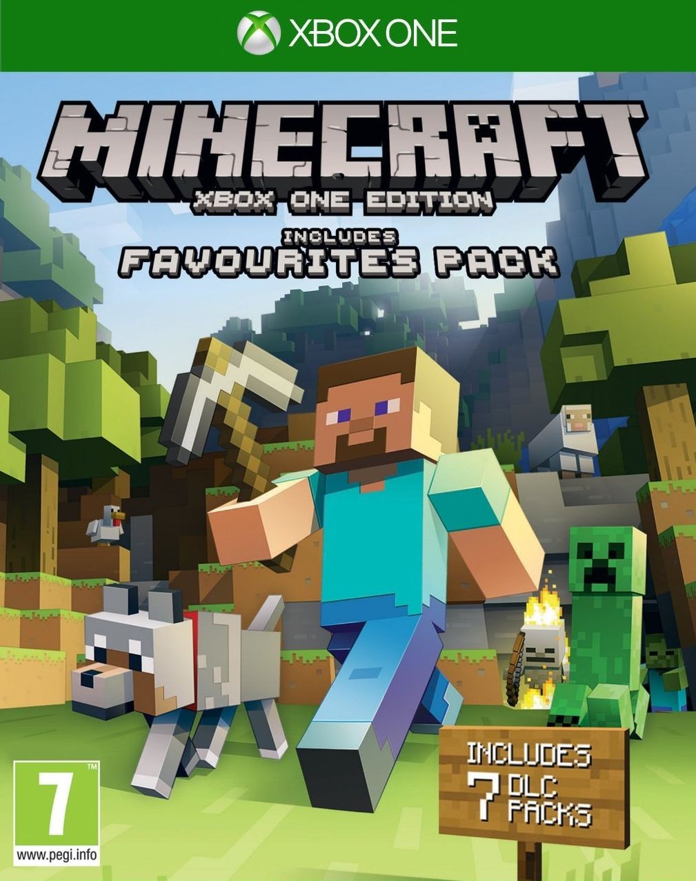 Minecraft Xbox One Edition Includes Favorites Pack