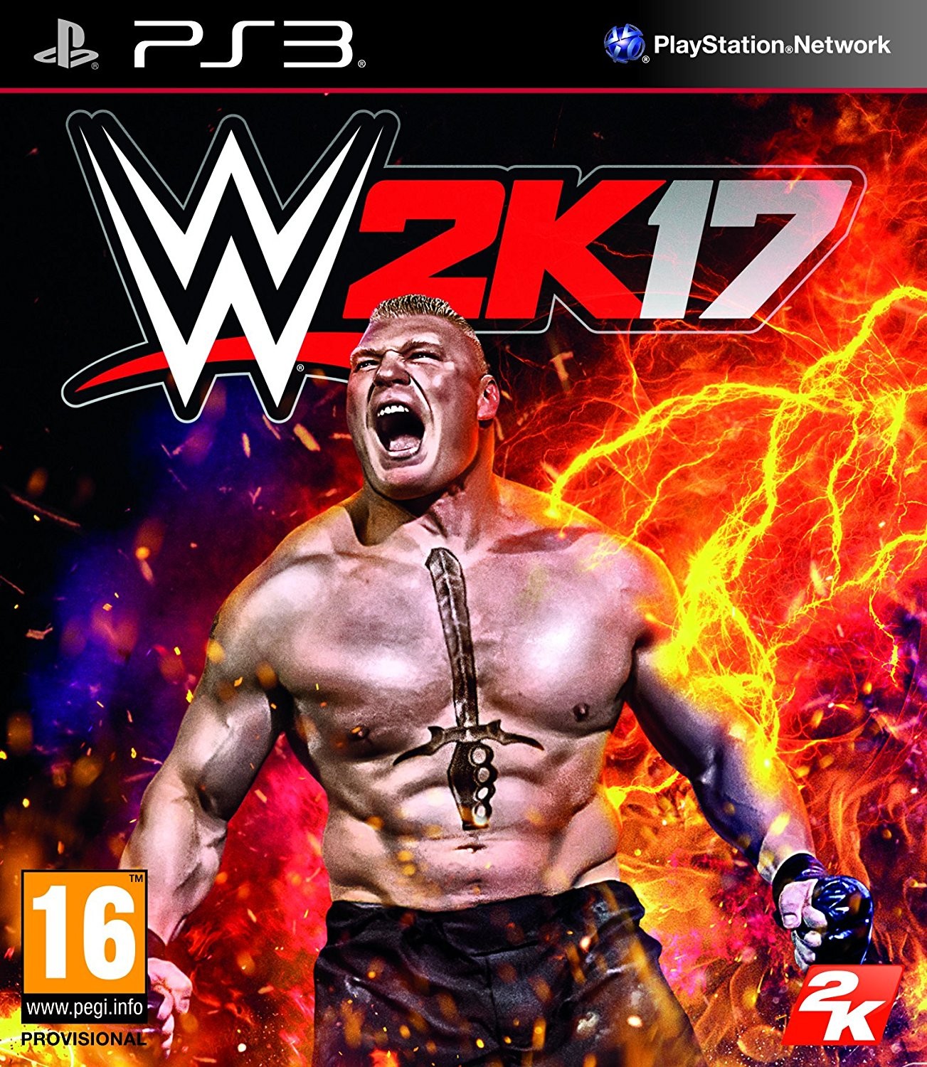WWE 2K17 + The Goldberg Pack DLC (PS3)