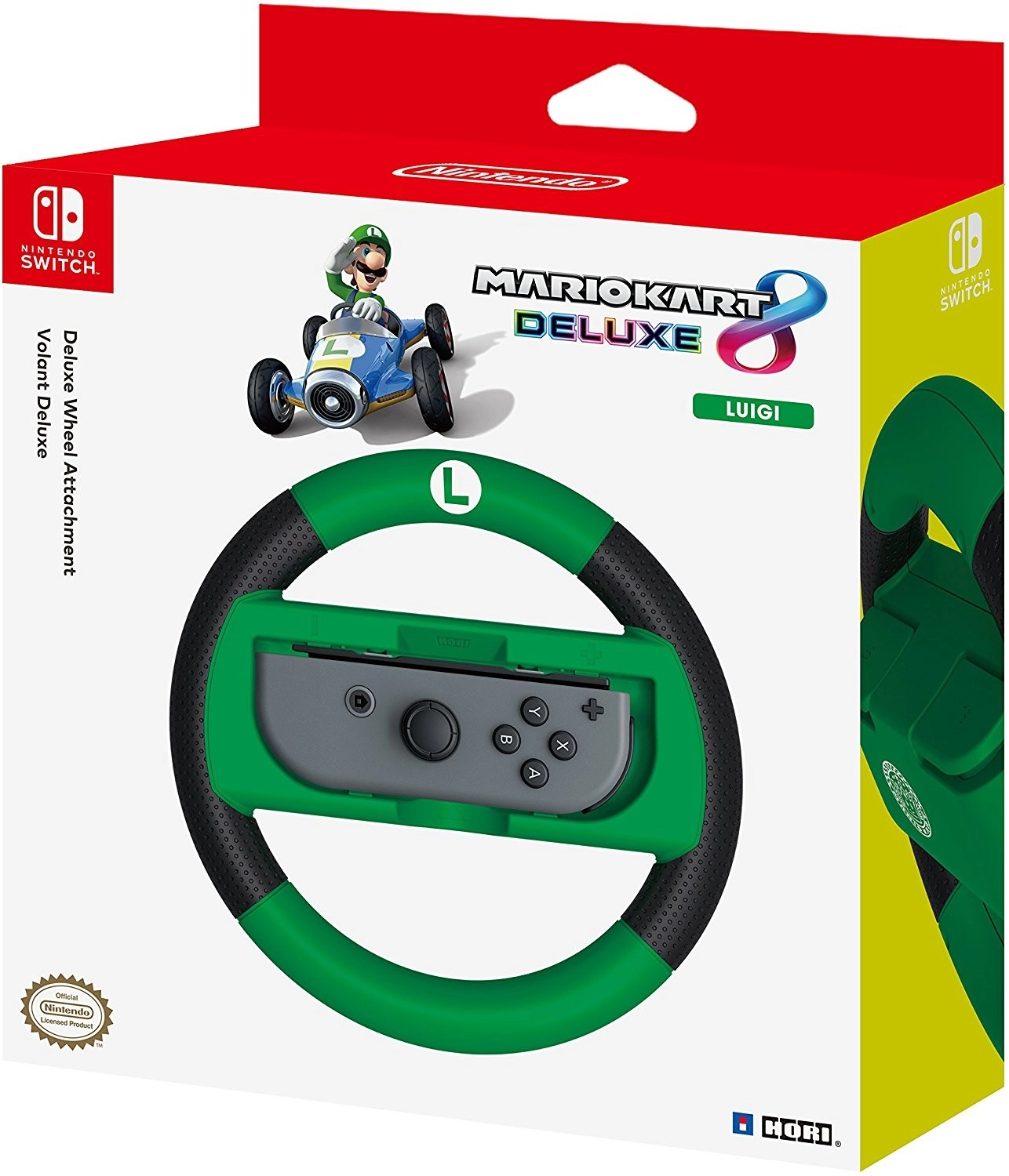 Hori Joy-Con Wheel Deluxe Luigi